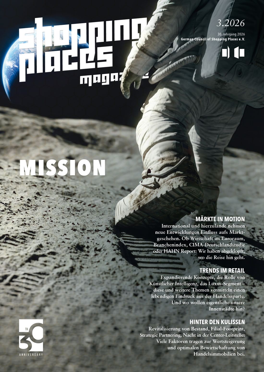 Cover Shopping Places Magazin 03/2026 Leitthema MISSION