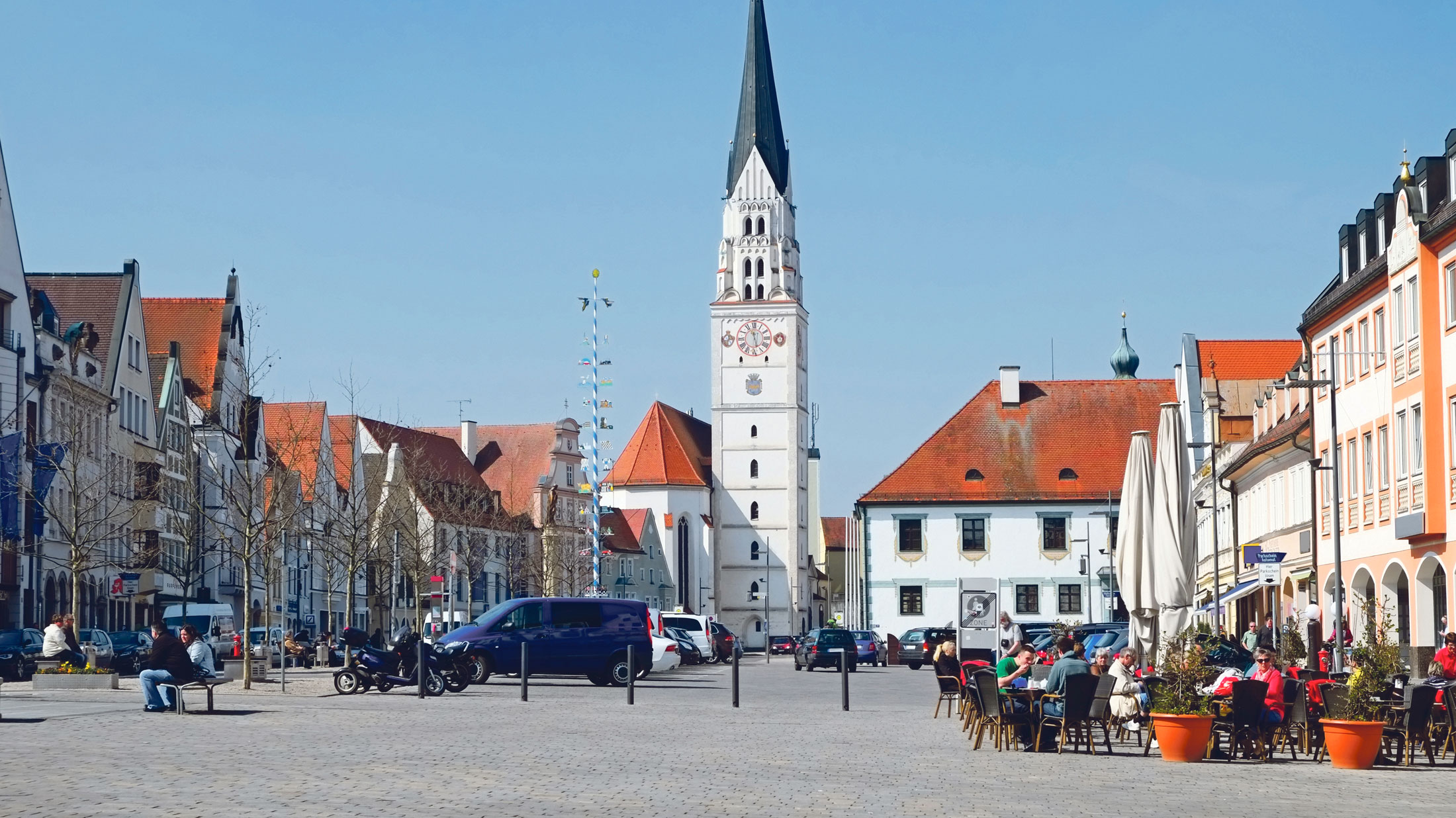 Hauptplatz in Pfaffenhofen Hauptplatz in Pfaffenhofen